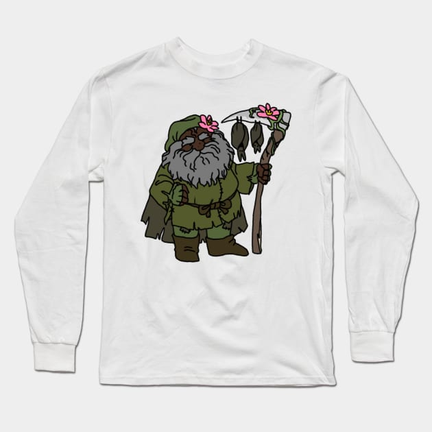 Dwarf Druid Long Sleeve T-Shirt by NathanBenich